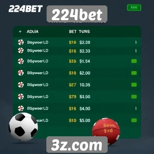 Opções de pagamento no site 224bet